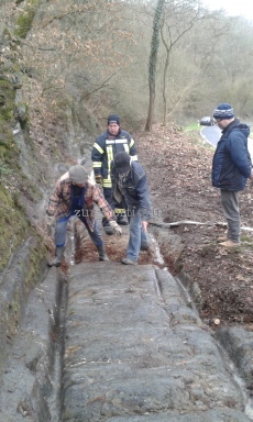 Reinigung der Römerspuren - 19.03.2016