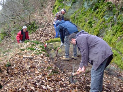 Reinigung der Römerspuren - 19.03.2016