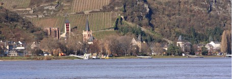 Bacharach am Rhein - Blick auf die Stadt