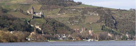 Bacharach am Rhein - Blick auf die Stadt